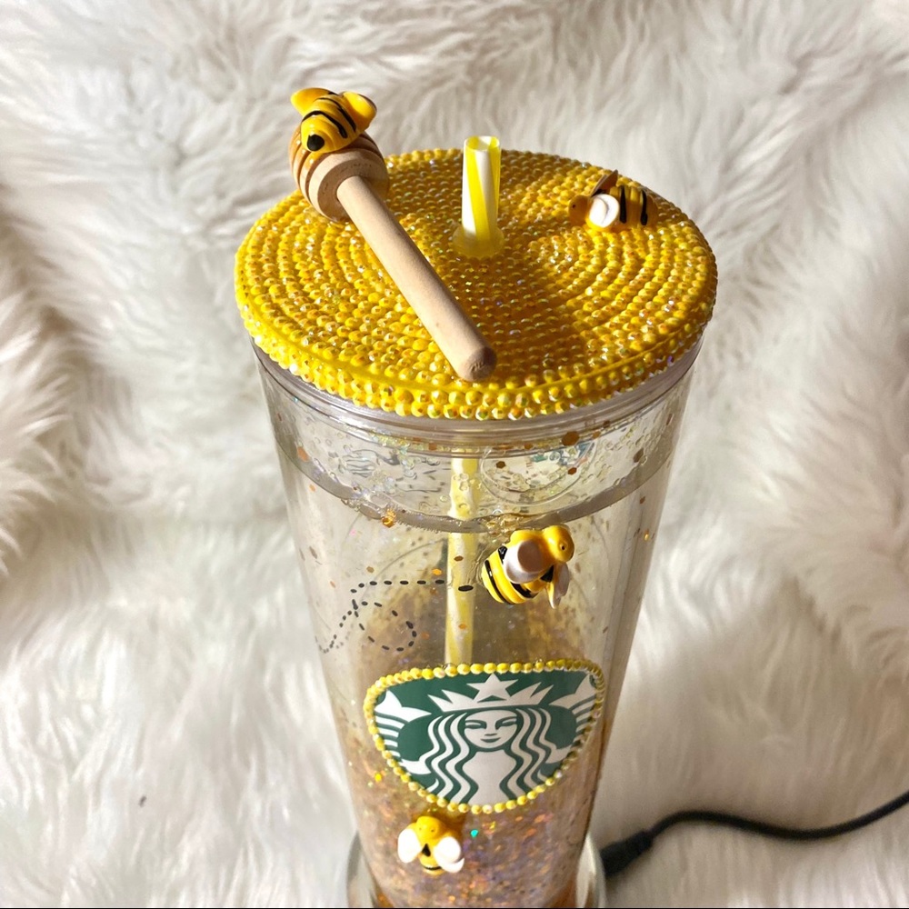 Starbucks Tumbler Inspired Winnie pooh Snowglobe Tumbler - Picture 7 of 14
